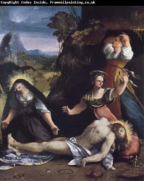 Dosso Dossi Lamentation over the Body of Christ